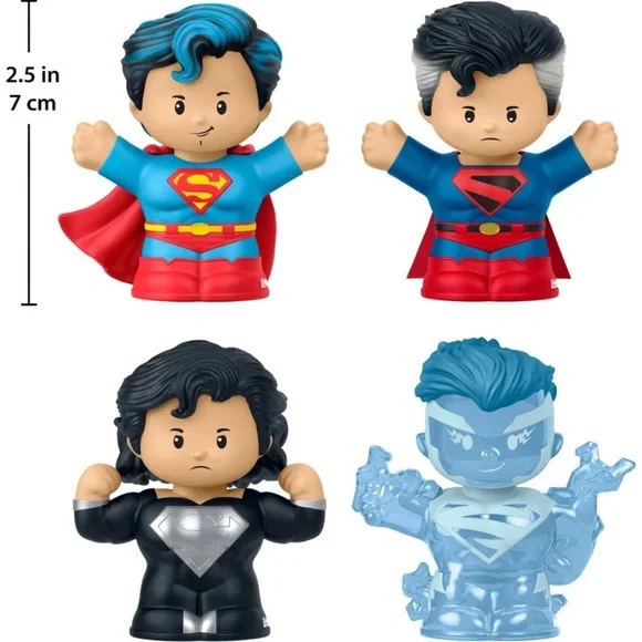 Little People Superman Through the Ages Mini Figures - Picture 2 of 5